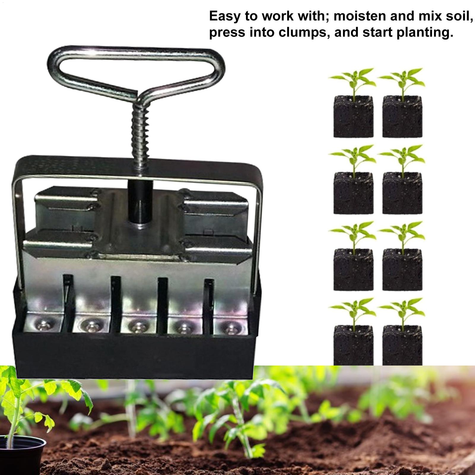 토양 차단기 편안한 손잡이 20셀 토양 차단 도구 묘목 - Urban Farming Gardening 리뷰 및 가격